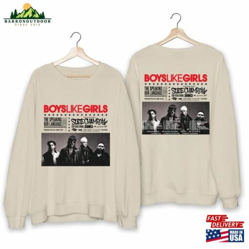 Boys Like Girls Live In Concert Shirt Band Hoodie Unisex