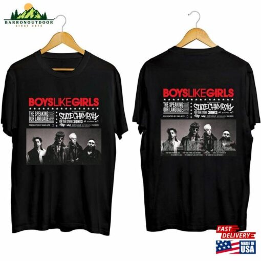 Boys Like Girls The Speaking Our Language Tour 2023 Shirt Band Fan Sweatshirt Hoodie T-Shirt