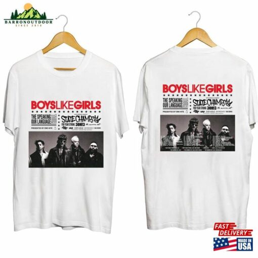 Boys Like Girls The Speaking Our Language Tour 2023 Shirt Band Fan Sweatshirt Hoodie T-Shirt