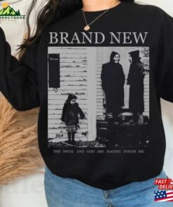 Brand New The Devil And God Are Raging Inside Me Vintage 90S Shirt Rock Band Deja Entendu Derrick Sherman Unisex Sweatshirt