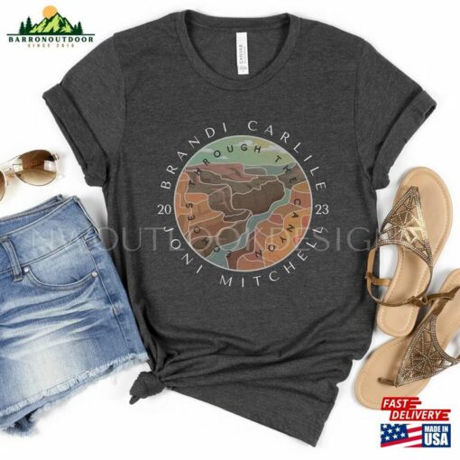 Brandi Carlile Joni Mitchell Echoes Through The Canyon 2023 Concert Shirt Gorge Amphitheater Merch Hoodie Sweatshirt