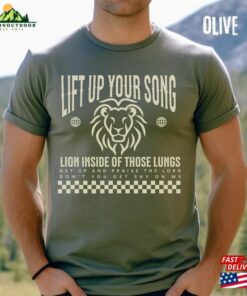 Brandon Lake Gratitude Lion Praise Shirt Crewneck Klove Worship Song Lyrics Classic Sweatshirt 1