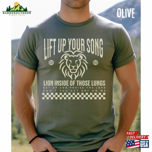 Brandon Lake Gratitude Lion Praise Shirt Crewneck Klove Worship Song Lyrics Classic Sweatshirt