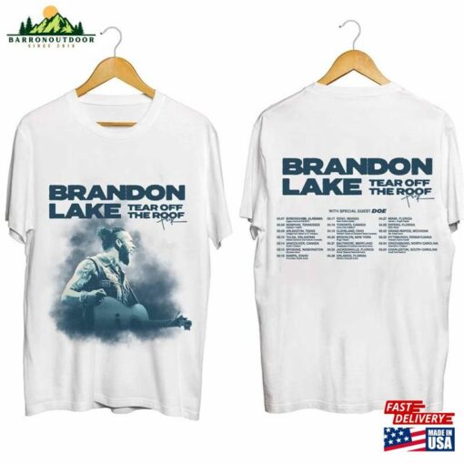 Brandon Lake Tear Off The Roof Tour 2024 Shirt Fan Gift Hoodie T-Shirt