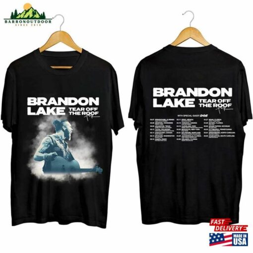 Brandon Lake Tear Off The Roof Tour 2024 Shirt Fan Gift Hoodie T-Shirt