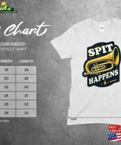 Brass Musician T Shirt Funny Spit Happens Trumpet Graphic Tee Band Joke Gift Unisex Sweatshirt 3