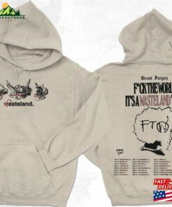 Brent Faiyaz It’s A Wasteland Tour 2023 Shirt Fan Hoodie Classic Brent Faiyaz It’s A Wasteland Tour 2023 Shirt Fan Hoodie Classic