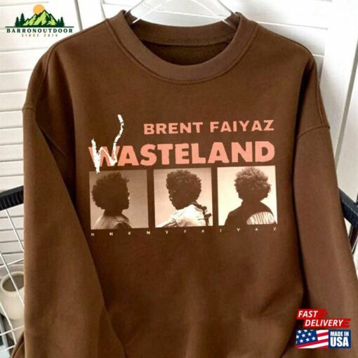 Brent Faiyaz Wasteland Crewneck Sweatshirt Gifts Shirt Hip Hop 90S Vintage Retro Graphic Tee Comic Rap T-Shirt