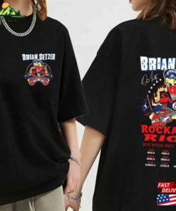 Brian Setzer Rockabilly Riot! 2024 Tour Shirt Fan Concert Hoodie Classic