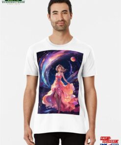 Bride In Neonlit Universe Premium T-Shirt Classic Unisex Bride In Neonlit Universe Premium T-Shirt Classic Unisex