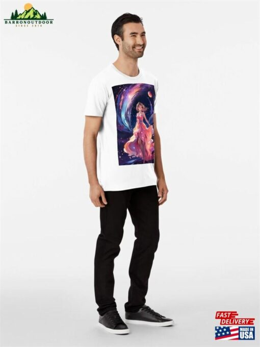 Bride In Neonlit Universe Premium T-Shirt Classic Unisex