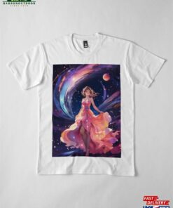 Bride In Neonlit Universe Premium T-Shirt Classic Unisex 2 Bride In Neonlit Universe Premium T Shirt Classic Unisex 3