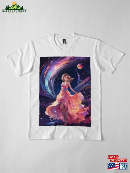 Bride In Neonlit Universe Premium T-Shirt Classic Unisex