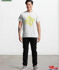 Brigid's Knot In Yellow Classic T-Shirt Unisex 2 Brigids Knot In Yellow Classic T Shirt Unisex 3