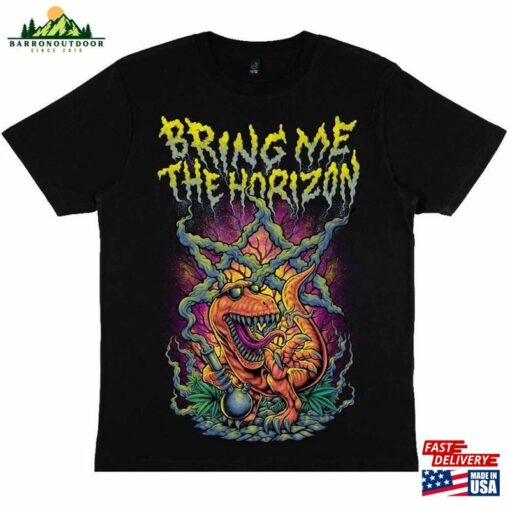 Bring Me The Horizon Smoking Dinosaur Official Licensed T-Shirt Hoodie Classic