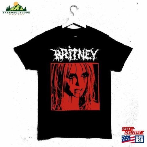 Britney Black Metal Rock Band T Classic Hoodie