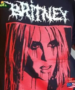 Britney Black Metal Rock Band T Classic Hoodie 4