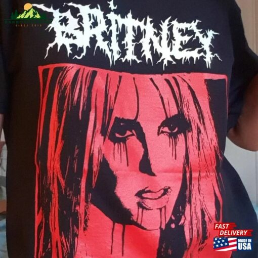 Britney Black Metal Rock Band T Classic Hoodie