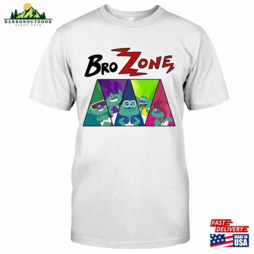 Bro Zone Trolls Band Together Movie 2023 T-Shirt Qu#Een Poppy Shirt Unisex Classic