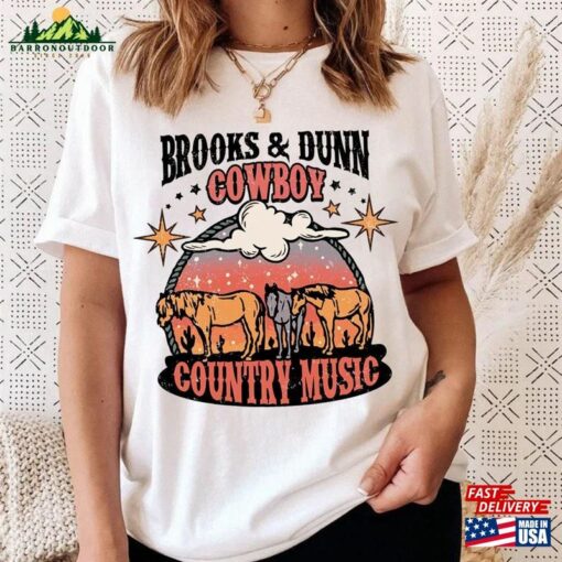 Brooks And Dunn Country Music Shirt Cowboy Concert 2023 Hoodie Classic