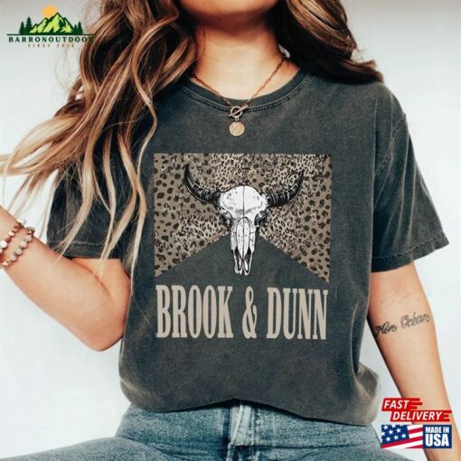 Brooks And Dunn T-Shirt Country Music Shirt Bullhead Unisex Classic