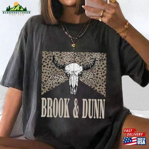 Brooks And Dunn T-Shirt Country Music Shirt Bullhead Unisex Classic