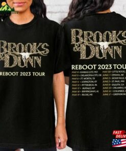 Brooks Dunn 2023 Tour Date T-Shirt 2 Sides Western Tee Hoodie 1 Brooks Dunn 2023 Tour Date T Shirt 2 Sides Western Tee Hoodie 2