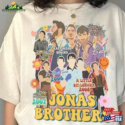 Brothers Band Vintage Tee Jonas Tour Shirt Concert 2023 Retro Unisex Gift Classic