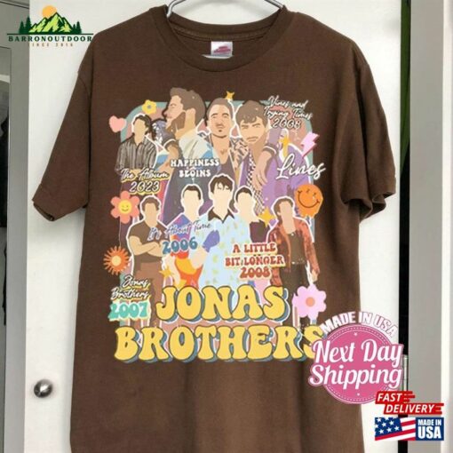 Brothers Band Vintage Tee Jonas Tour Shirt Concert 2023 Retro Unisex Gift Classic Sweatshirt