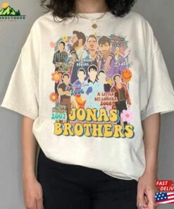 Brothers Band Vintage Tee Jonas Tour Shirt Concert 2023 Retro Unisex Gift T-Shirt Classic Brothers Band Vintage Tee Jonas Tour Shirt Concert 2023 Retro Unisex Gift T-Shirt Classic
