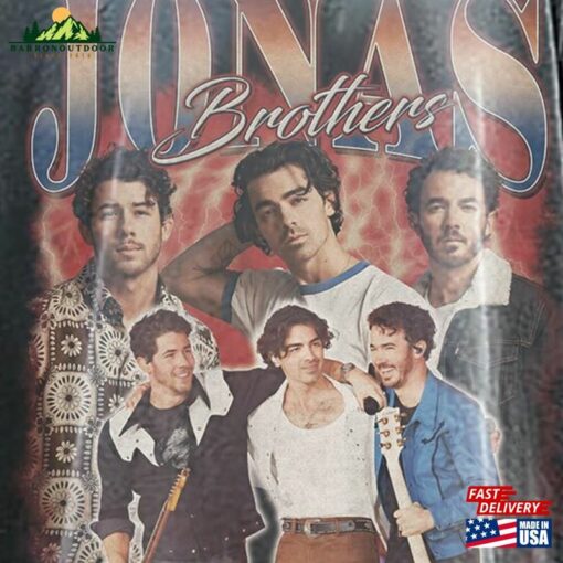 Brothers Band Vintage Tee Jonas Tour Shirt Retro 90 Hoodie T-Shirt