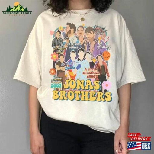 Brothers Band Vtg Tee Jonas Tour Shirt Concert 2023 Retro Unisex Gift Sweatshirt T-Shirt