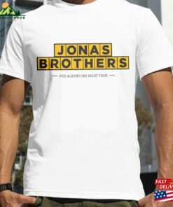 Brothers Shirt Five Albums One Night Tour Jonas Retro 90S Sweatshirt 2023 The Album Hoodie Classic 2