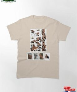 Brown Bear Clubs Cards Print Classic T Shirt Hoodie 2