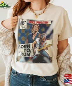Bruce Pringsteen Comic Shirt 90S Vintage Merch Born To Run Album Music Tour Ticket 2023 Unisex Tee Sweat 240623S3 Sweatshirt Hoodie 1