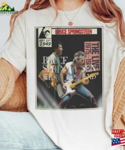 Bruce Pringsteen Comic Shirt 90S Vintage Merch Live 1975–85 Album Music Tour Ticket 2023 Unisex Tee Sweat 240623S3 Sweatshirt Classic