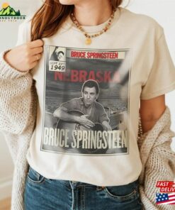 Bruce Pringsteen Comic Shirt 90S Vintage Merch Nebraska Album Music Tour Ticket 2023 Unisex Tee Sweat 240623S3 Sweatshirt