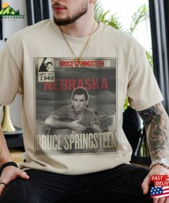Bruce Pringsteen Comic Shirt 90S Vintage Merch Nebraska Album Music Tour Ticket 2023 Unisex Tee Sweat 240623S3 Sweatshirt