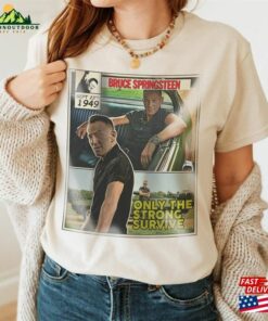 Bruce Pringsteen Comic Shirt 90S Vintage Merch Only The Strong Survive Album Music Tour Ticket 2023 Unisex Tee Sweat 240623S3 T-Shirt