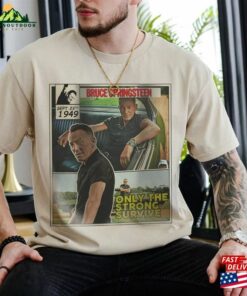 Bruce Pringsteen Comic Shirt 90S Vintage Merch Only The Strong Survive Album Music Tour Ticket 2023 Unisex Tee Sweat 240623S3 T Shirt 3