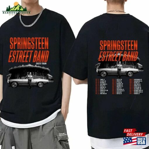 Bruce Springsteen 2023 Tour Shirt E Street Band Fan Classic Hoodie