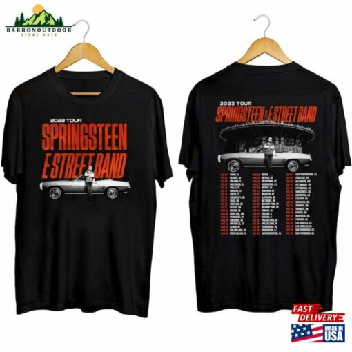 Bruce Springsteen 2023 Tour Shirt E Street Band Fan Hoodie Unisex