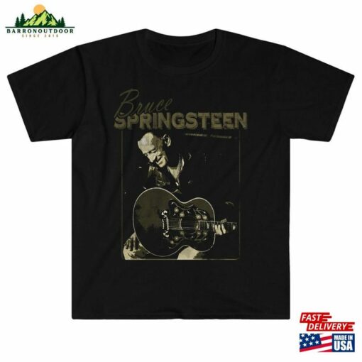 Bruce Springsteen 2023 Unisex Softstyle T-Shirt Hoodie