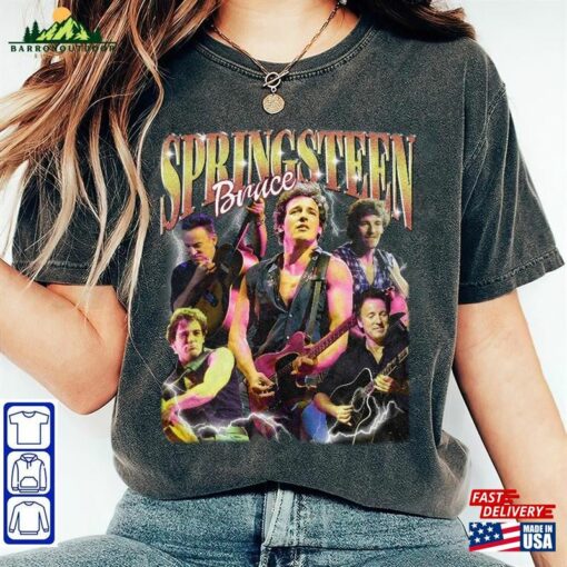 Bruce Springsteen 90S Vintage T-Shirt Graphic Tee Classic Sweatshirt