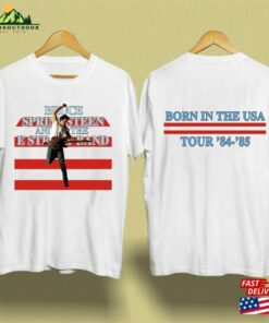 Bruce Springsteen And E Street Band Born In Usa Tour 84 85 T-Shirt Classic Bruce Springsteen And E Street Band Born In Usa Tour 84 85 T-Shirt Classic