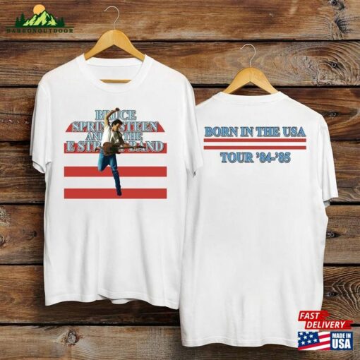 Bruce Springsteen And E Street Band Born In Usa Tour 84 85 T-Shirt Classic Unisex