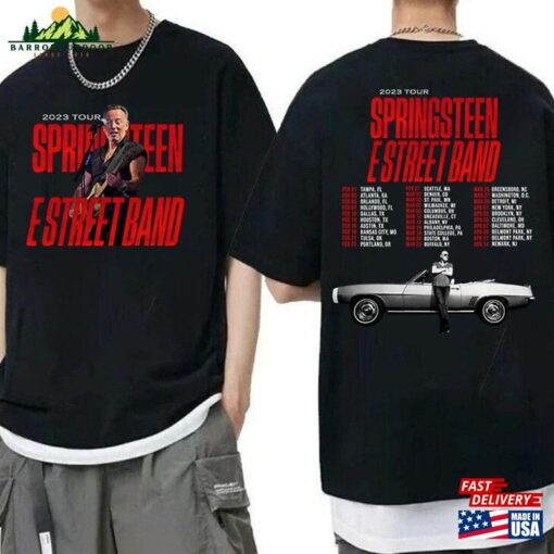 Bruce Springsteen And E Street Band First 2023 Tour Hoodie Shirt Tshirt T-Shirt Unisex