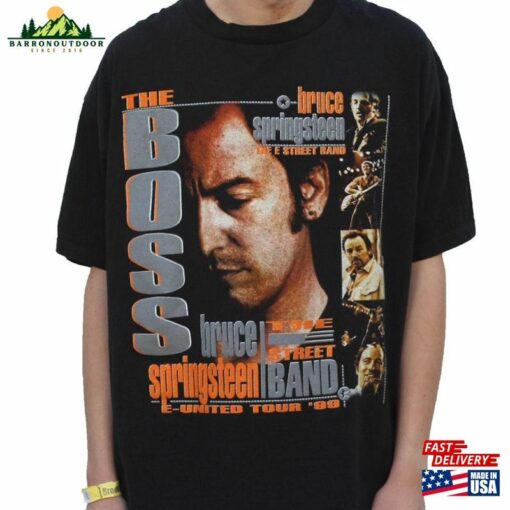 Bruce Springsteen And The E Street Band Tour 2023 T-Shirt Vintage United Shirt Unisex Classic