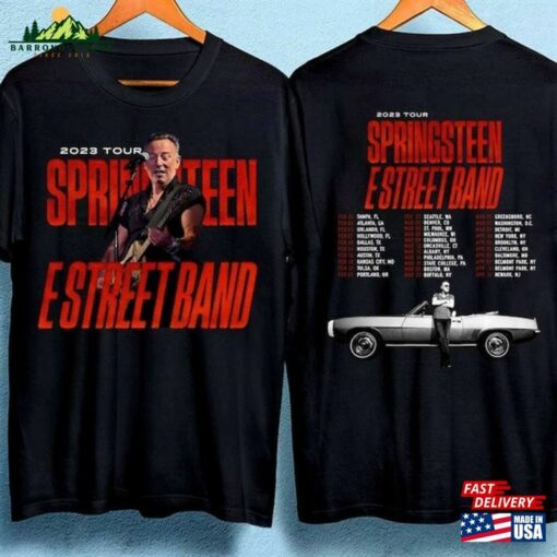 Bruce Springsteen And The E Street Band Tour Shirt Vintage Sweatshirt Music Hoodie