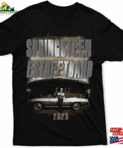 Bruce Springsteen Band Shirt World Tour 2023 We Were Born To Run Baby For Fans T-Shirt Unisex